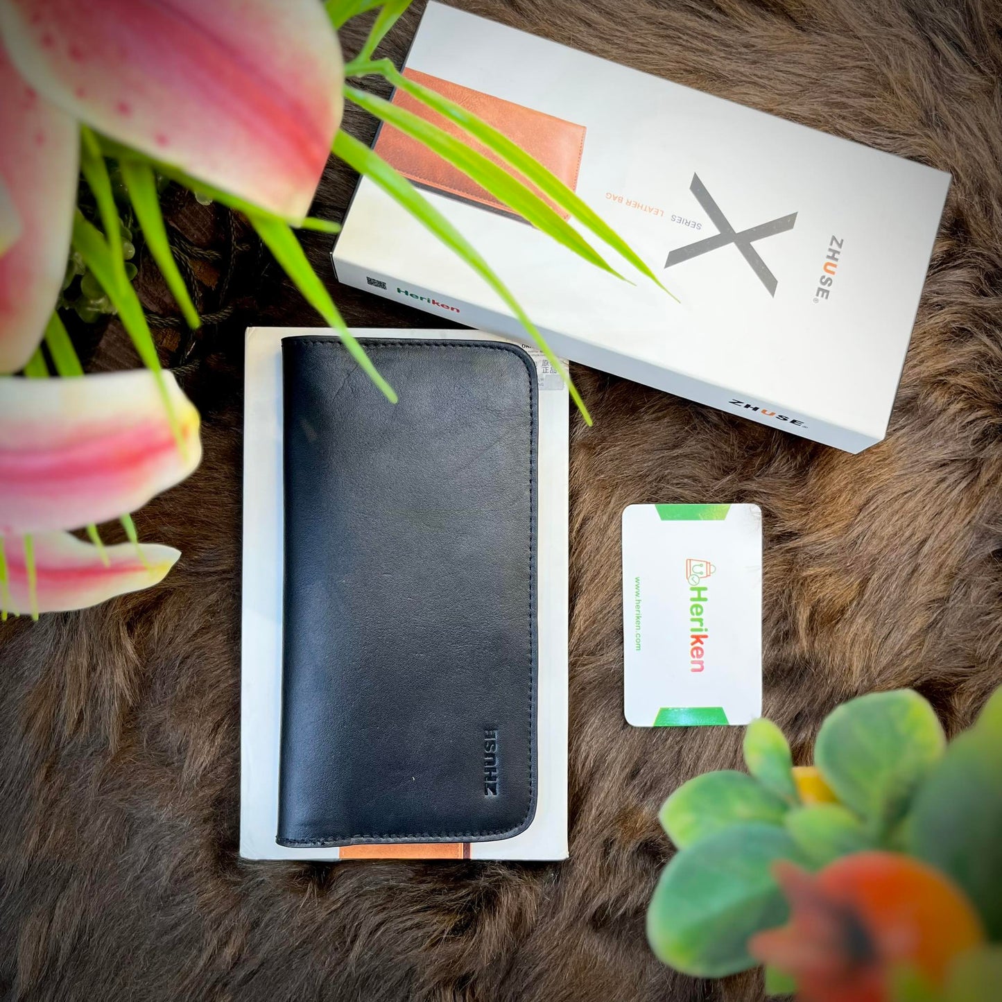 ZHUSE X Series Leather Wallet