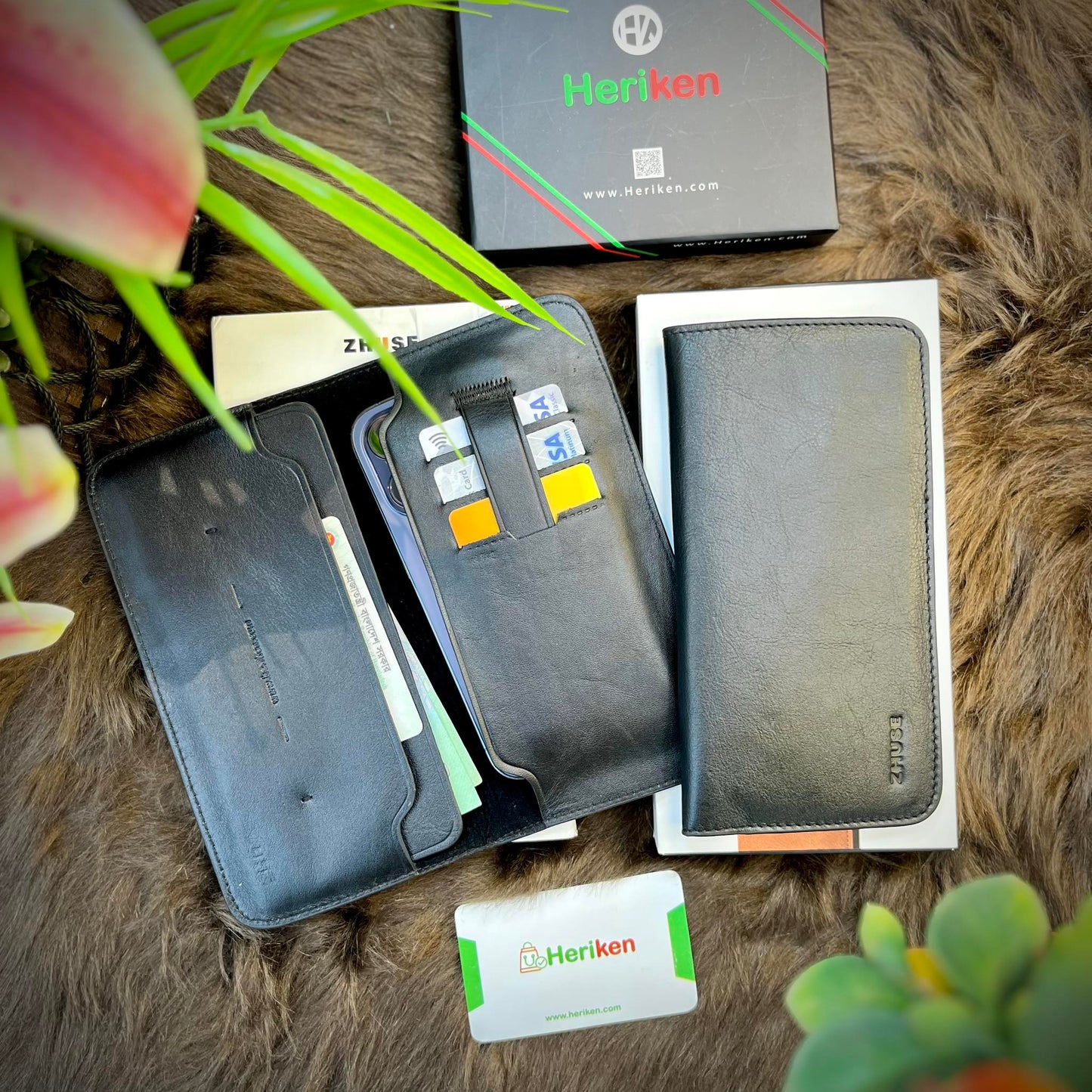 ZHUSE X Series Leather Wallet