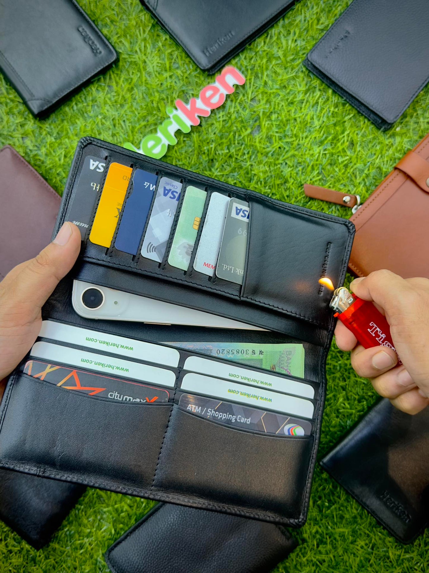 WilliamPOLO luxury Men Wallet - 100% Genuine Cow Leather