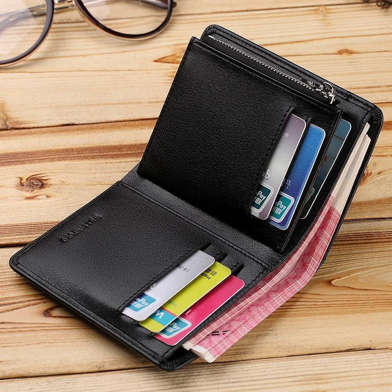 WilliamPOLO luxury Men Wallet - 100% Genuine Cow Leather