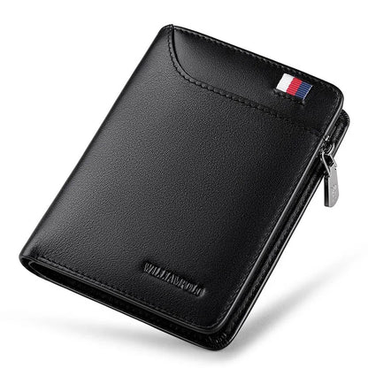 WilliamPOLO luxury Men Wallet - 100% Genuine Cow Leather