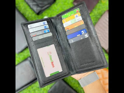 Executive Genuine Leather Long Wallet