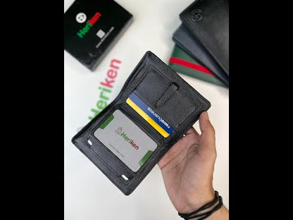 Premium Leather Wallet (Black)