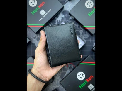 Genuine Leather Men's Formal Wallet
